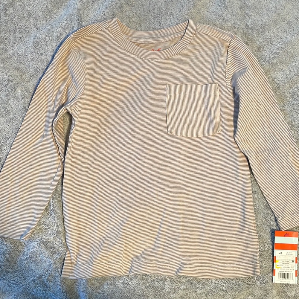 Boys long sleeve stripped tee